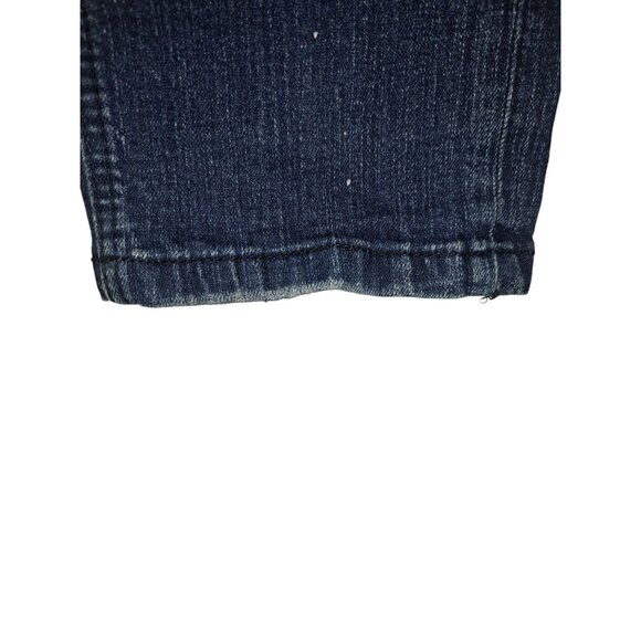 Legendary Rawalty Distressed Blue Denim Jeans With Red Applique Patch Size 36x32 - Picture 8 of 14